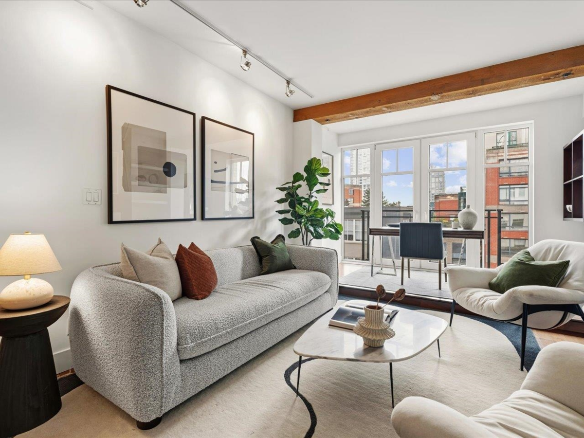 Exterior Rear Photo of 301 1275 Hamilton Street, Vancouver, BC