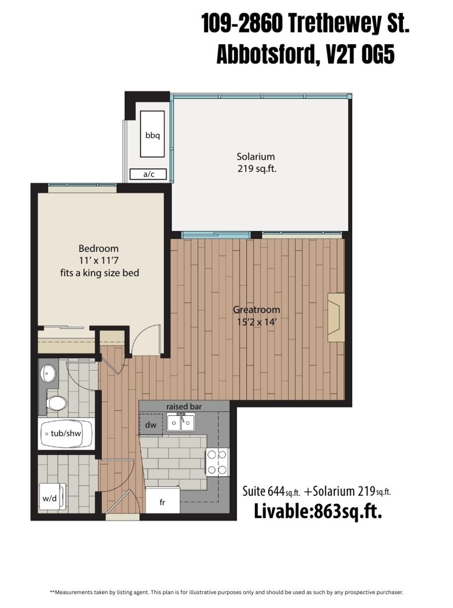 Kitchen Photo of 109 2860 Trethewey Street, Abbotsford, BC