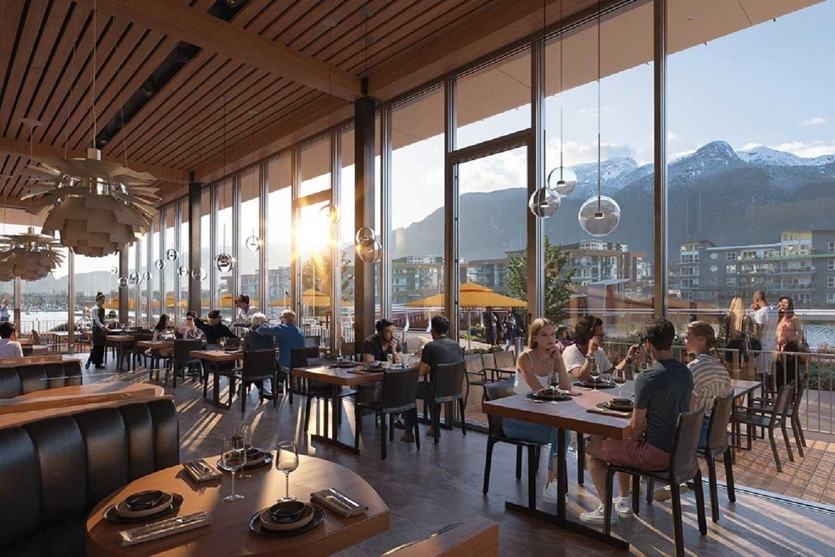 Aerial View of 1357 Peakside Place, Squamish, BC