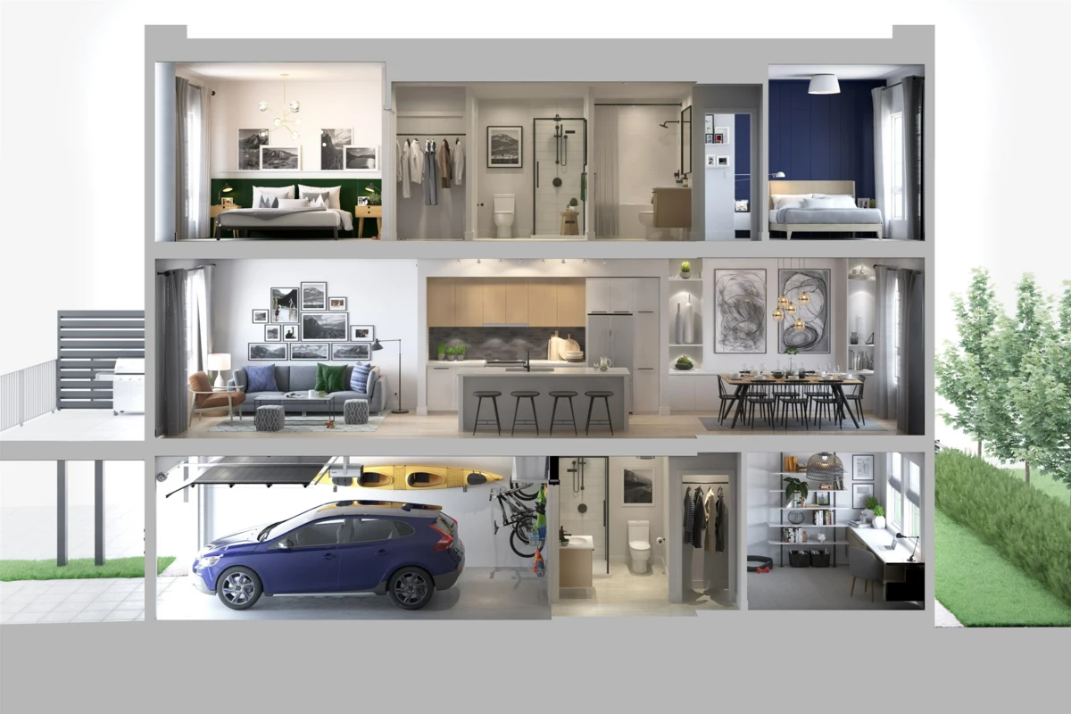 Hallway Photo of 1357 Peakside Place, Squamish, BC