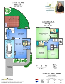 94 6465 184a Street, Surrey, BC, Surrey — Townhouse for sale