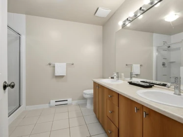 Powder Room Photo of 32 9229 University Crescent, Burnaby, BC