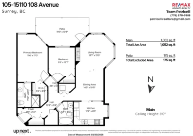 Outdoor Deck Photo of 105 15110 108 Avenue, Surrey, BC