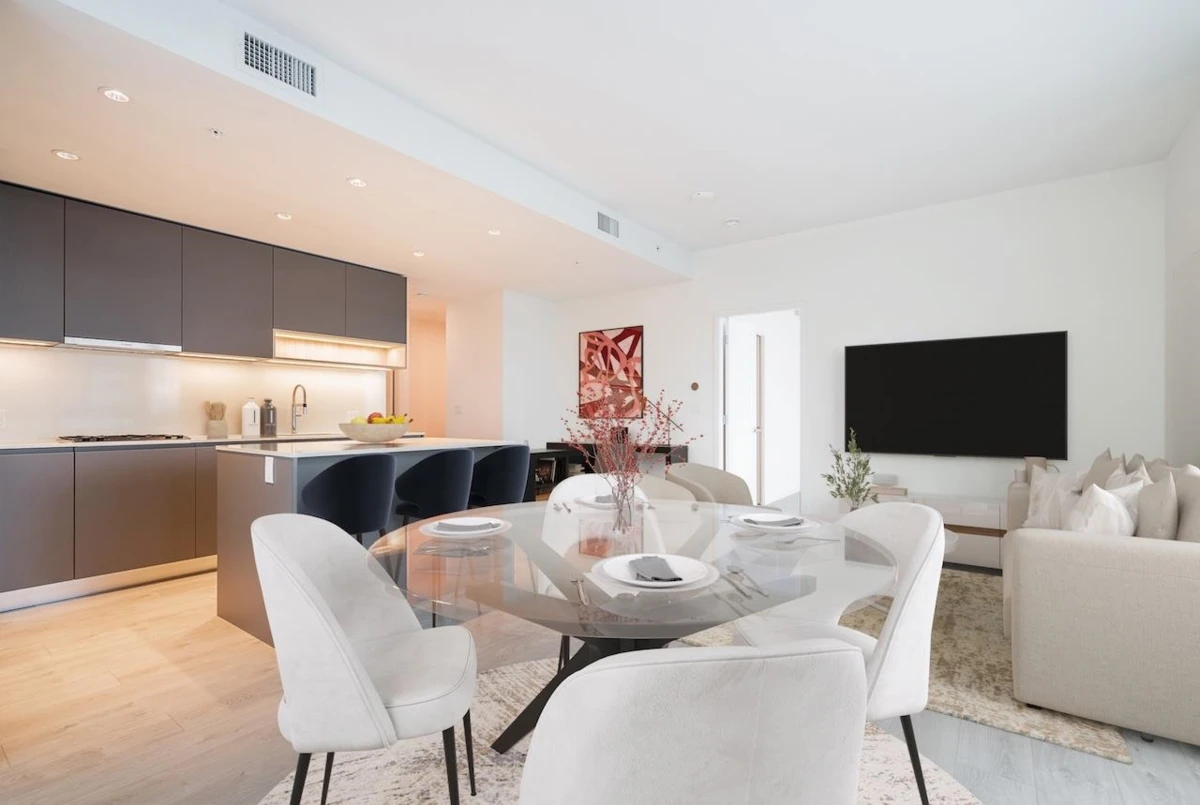 Dining Area Photo of 874 6600 Minoru Boulevard, Richmond, BC