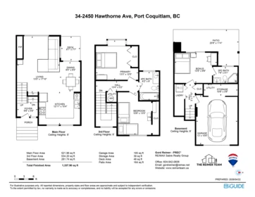 Office / Den Photo of 34 2450 Hawthorne Avenue, Port Coquitlam, BC