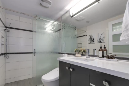 Basement Recreation Room Photo of 3002 1199 Marinaside Crescent, Vancouver, BC