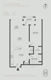 Office / Den Photo of 403 857 W 15th Street, North Vancouver, BC