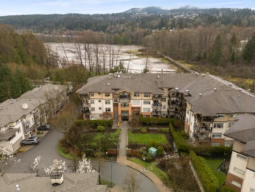 Aerial View of 401 300 Klahanie Drive, Port Moody, BC