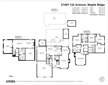 Aerial View of 21469 126 Avenue, Maple Ridge, BC