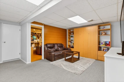 Basement Recreation Room Photo of 32 3015 Trethewey Street, Abbotsford, BC