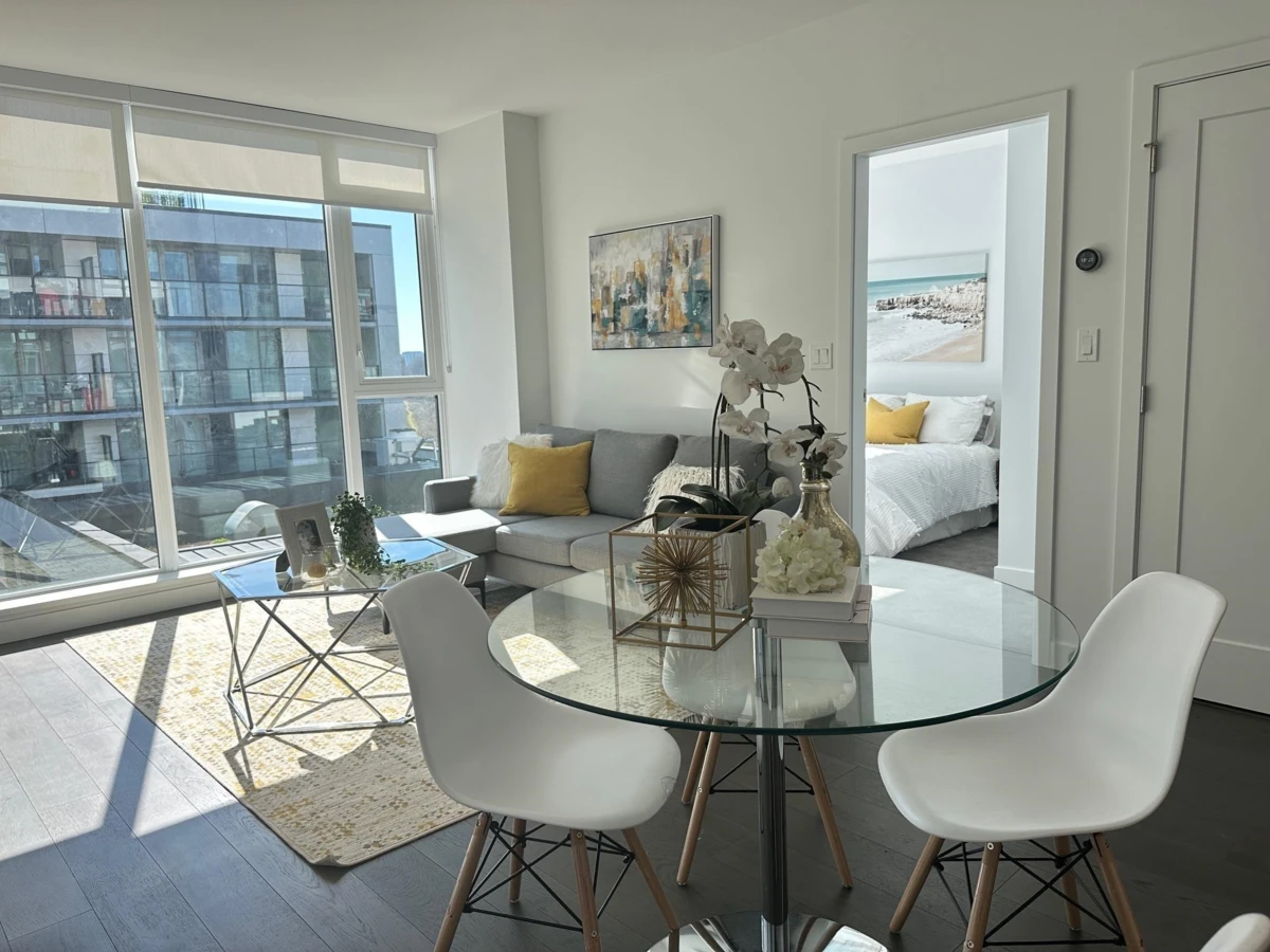 Living Room Photo of 608 3280 Corvette Way, Richmond, BC