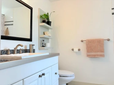 Powder Room Photo of T6903 3980 Carrigan Court, Burnaby, BC