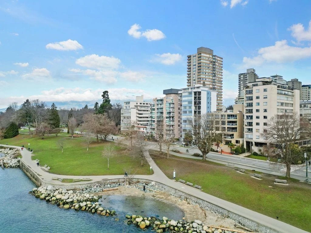 Exterior Rear Photo of 401 2015 Beach Avenue, Vancouver, BC