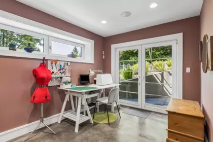 Aerial View of 4041 Prospect Road, North Vancouver, BC