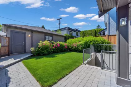 Aerial View of 3618 W 24th Avenue, Vancouver, BC