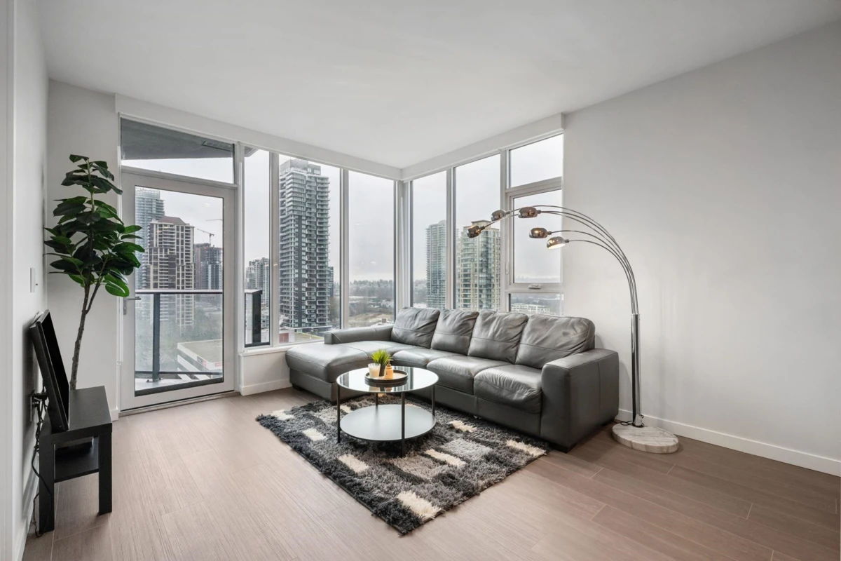 Living Room Photo of 1410 4168 Lougheed Highway, Burnaby, BC