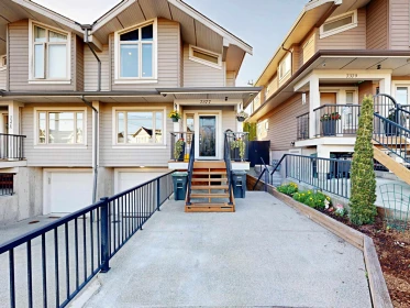 Aerial View of 7377 Stride Avenue, Burnaby, BC