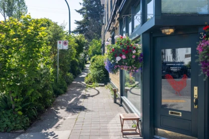 Aerial View of 3683 Commercial Street, Vancouver, BC