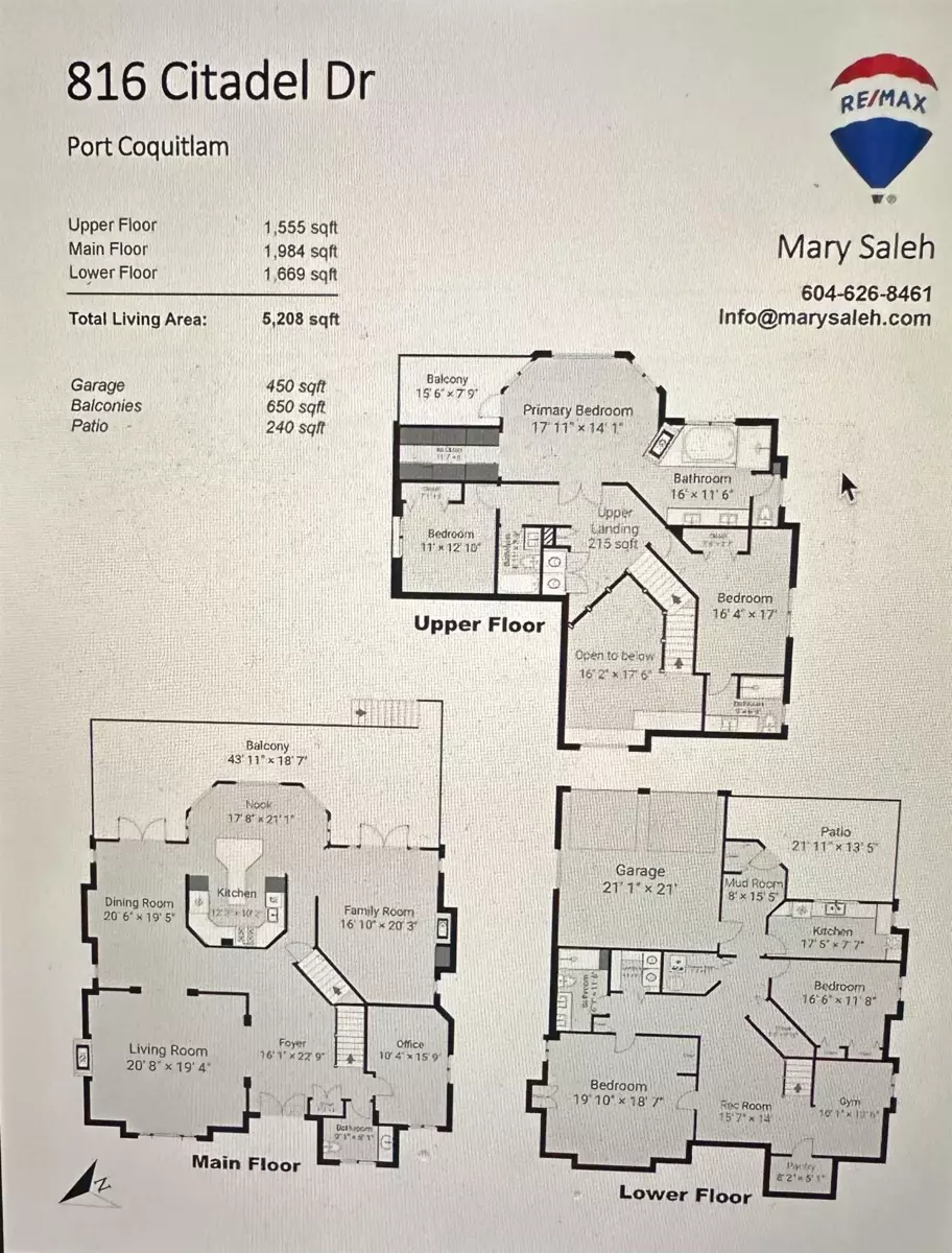Exterior Rear Photo of 816 Citadel Drive, Port Coquitlam, BC