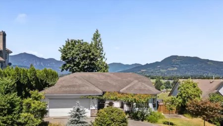 Aerial View of 47465 Swallow Crescent, Chilliwack, BC