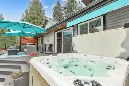 Aerial View of 4930 196 Street, Langley, BC