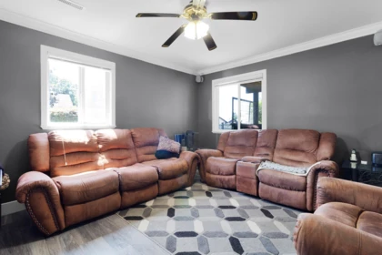 Basement Recreation Room Photo of 7977 D'herbomez Drive, Mission, BC
