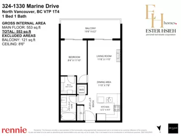 Staircase Photo of 324 1330 Marine Drive, North Vancouver, BC