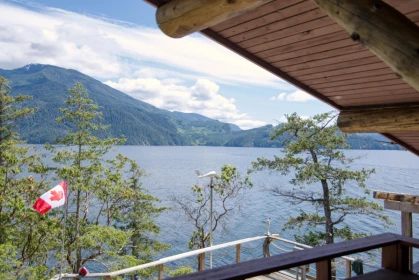 Front Yard Photo of Block 1 Jervis Inlet Beach, Egmont, BC
