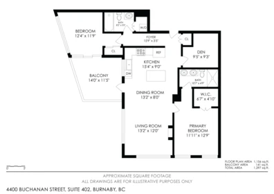 Garage Interior Photo of 402 4400 Buchanan Street, Burnaby, BC