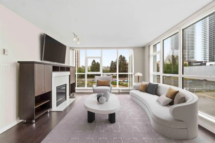 Primary Bedroom Photo of 402 4400 Buchanan Street, Burnaby, BC