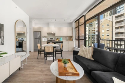 Dining Area Photo of 602 1249 Granville Street, Vancouver, BC