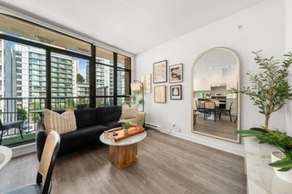 Living Room Photo of 602 1249 Granville Street, Vancouver, BC