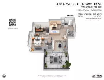 203 2528 Collingwood Street, Vancouver, BC, Vancouver — Apartment/Condo for sale