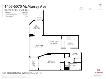 Mudroom Photo of 1405 6070 Mcmurray Avenue, Burnaby, BC