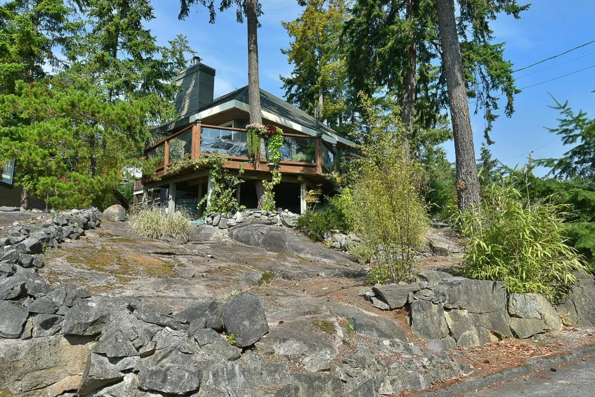 Aerial View of 9196 Truman Road, Halfmoon Bay, BC