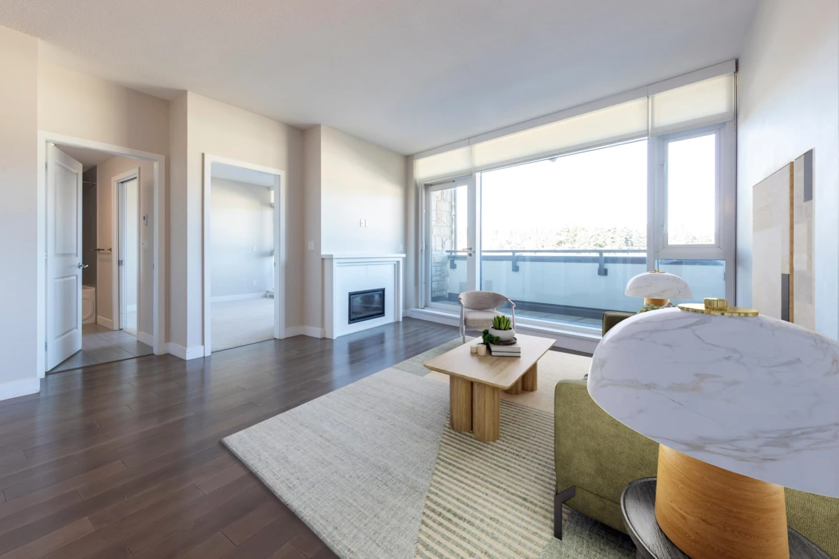 Living Room Photo of 507 5725 Teredo Street, Sechelt, BC