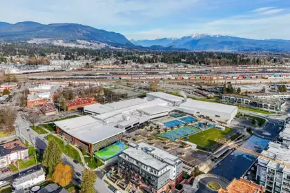 Aerial View of PH6 2373 Atkins Avenue, Port Coquitlam, BC