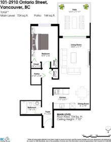 Hallway Photo of 101 2910 Ontario Street, Vancouver, BC