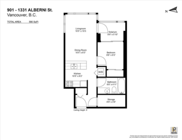 901 1331 Alberni Street, Vancouver, BC, Vancouver — Apartment/Condo for sale