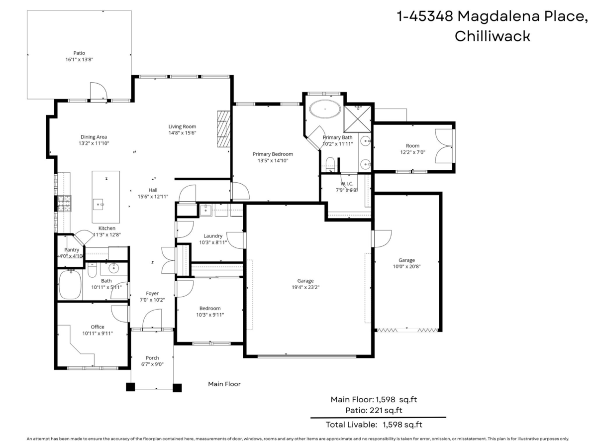 Kitchen Photo of 1 45348 Magdalena Place, Cultus Lake, BC