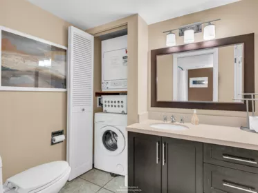 Laundry Room Photo of 203 4323 Gallant Avenue, North Vancouver, BC