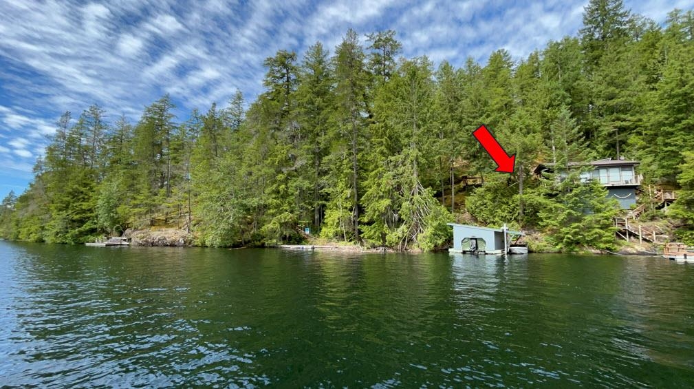 Exterior Rear Photo of Lot 14 Sakinaw Lake, Pender Harbour, BC