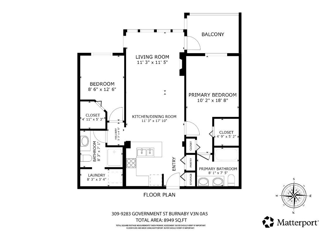 Hot Tub / Spa Photo of 309 9283 Government Street, Burnaby, BC