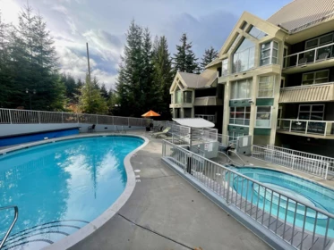 Outdoor Deck Photo of Week 2 4910 Spearhead Place, Whistler, BC