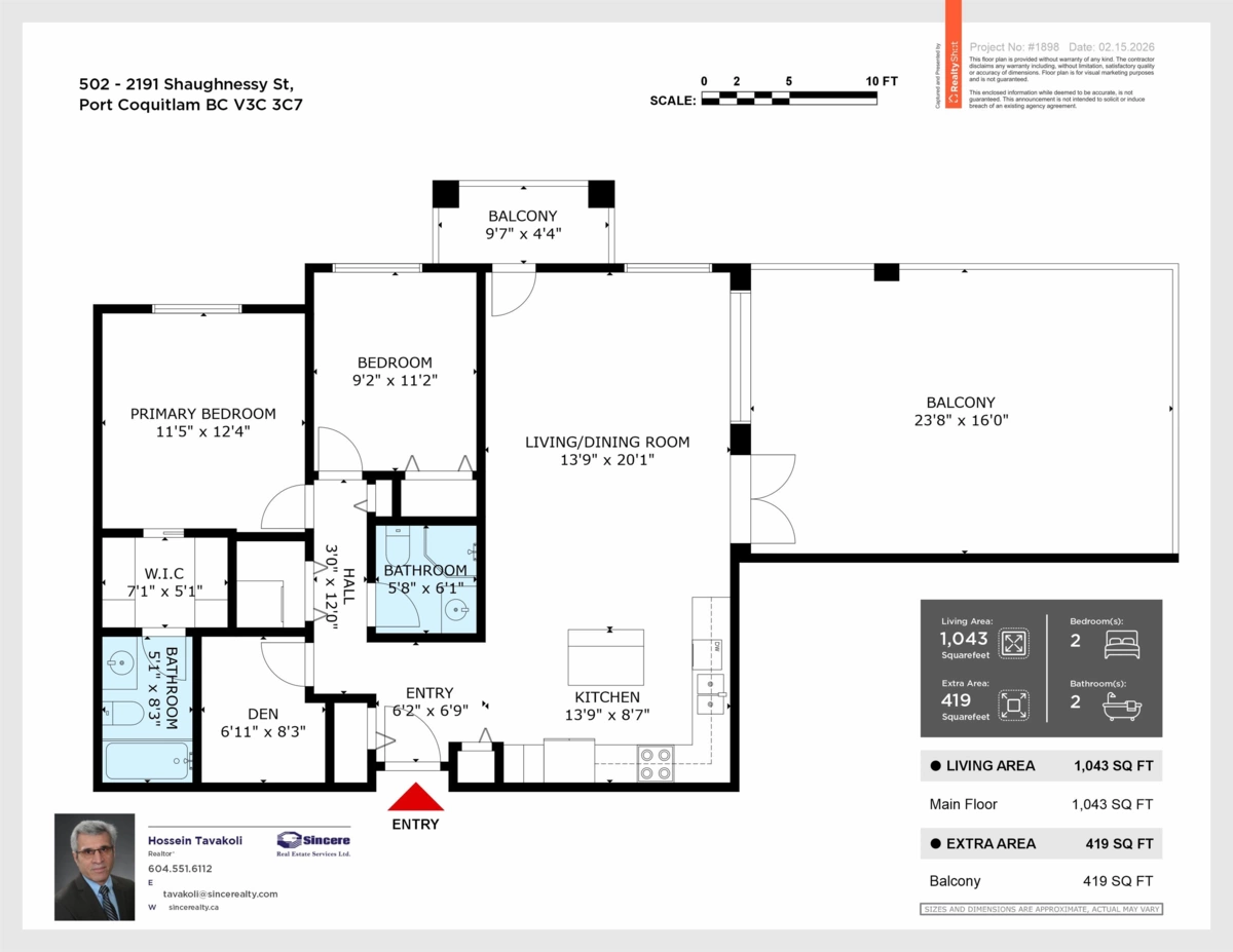 Garage Interior Photo of 502 2191 Shaughnessy Street, Port Coquitlam, BC