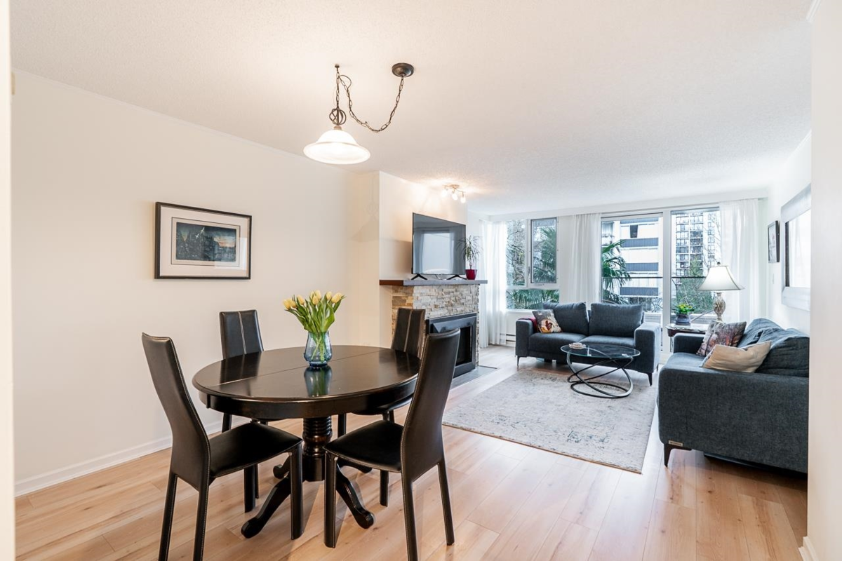 Family Room Photo of 303 1345 Burnaby Street, Vancouver, BC