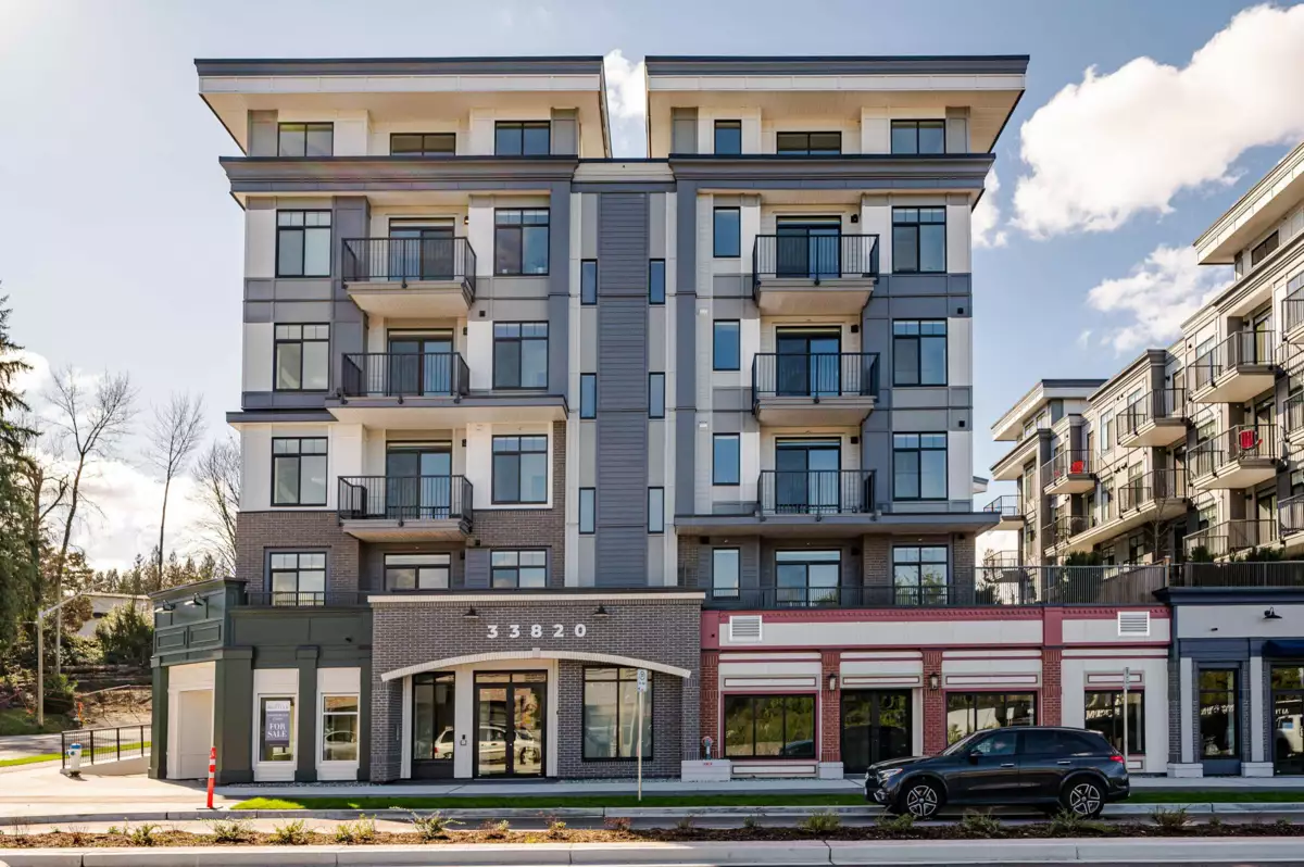 Living Room Photo of 306 33820 South Fraser Way, Abbotsford, BC