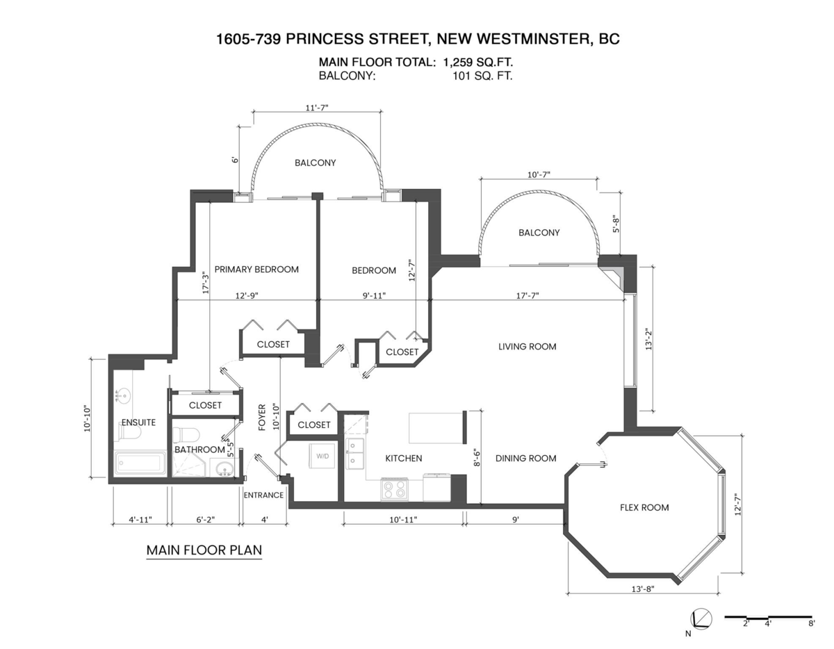 Fitness Center Photo Near 1605 739 Princess Street, New Westminster, BC