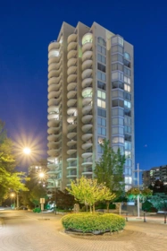 Front exterior of 1605 739 Princess Street, New Westminster, BC