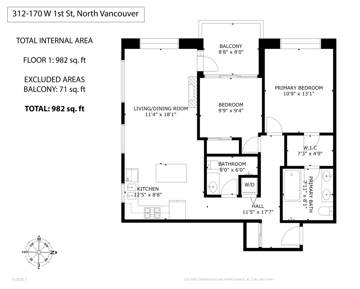 Street View Photo of 312 170 W 1st Street, North Vancouver, BC